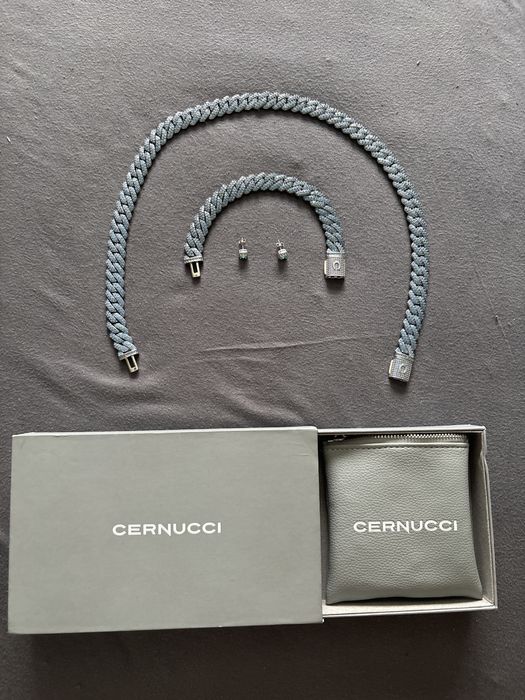 Cernucci пълен сет (огърлица, гривна, обеци)