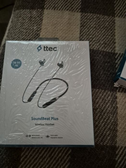 ttec SoundBeat Plus-блутут слушалки 3 бр. Нови