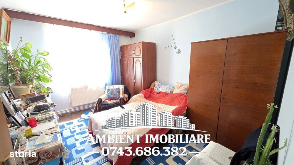 Apartament cu 2 camere, ETAJ 3, mobilat și utilat, VASLUI - zona NORD;