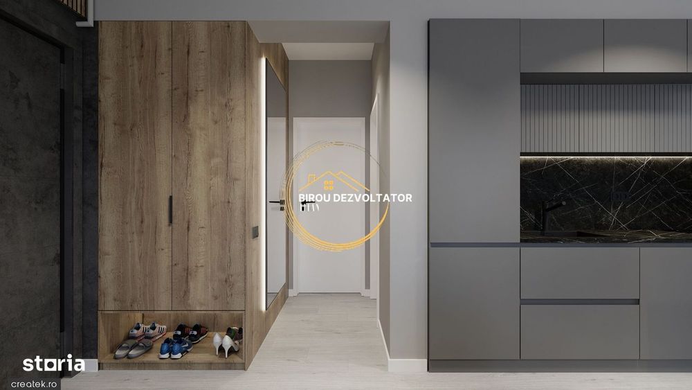 Penthouse Modern Terasa mare Vedere libera 12minute de metrou Teclu