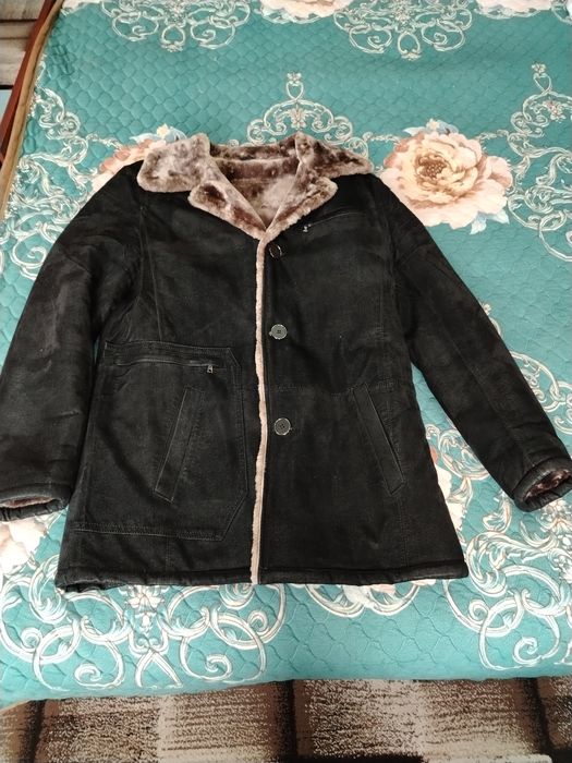 Дублёнка полушубок мужская