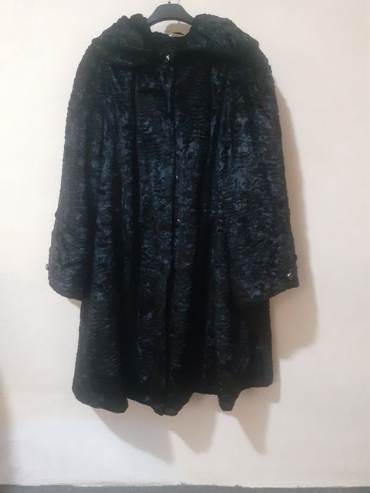 Каракуль искусственная шуба 58р