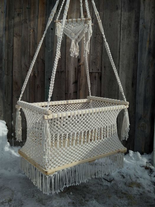 Колыбелька макраме ручной работы
