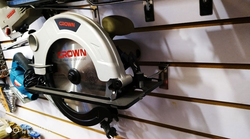 ЦИРКУЛЯРНАЯ ПИЛА Crown 190мм циркулярка