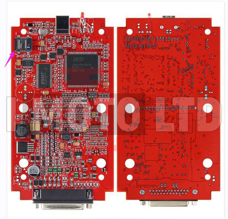 KESS V2 EU Версия 2.80/5.017 UNLIMITED Token Red Board