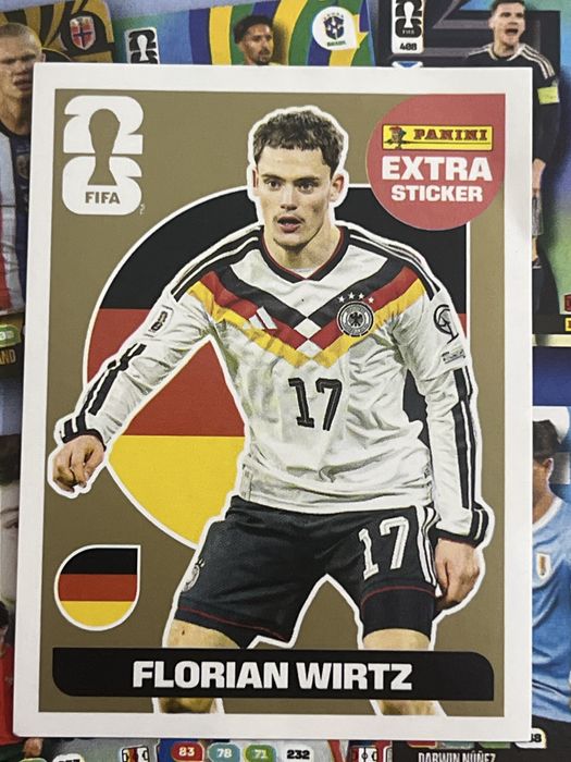 cartonas panini extra sticker gold