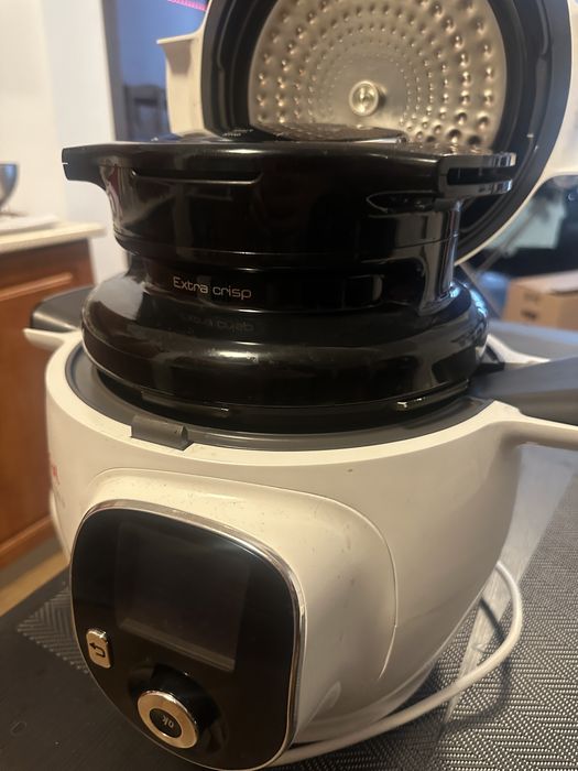 Pachet Tefal Cook4Me+ și Capac Extra Crisp (Multicooker + Air Fryer)