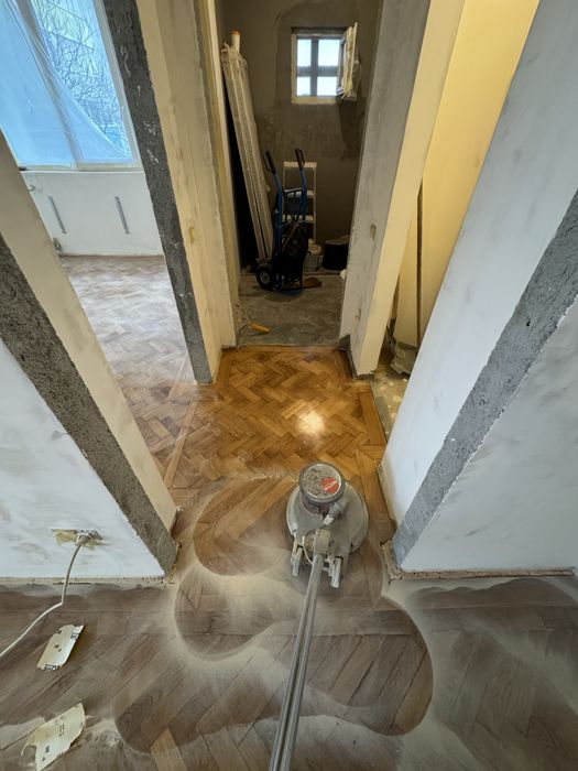 Parchet masiv raschetare scara reconditionare dusumele Ploiesti Buzau