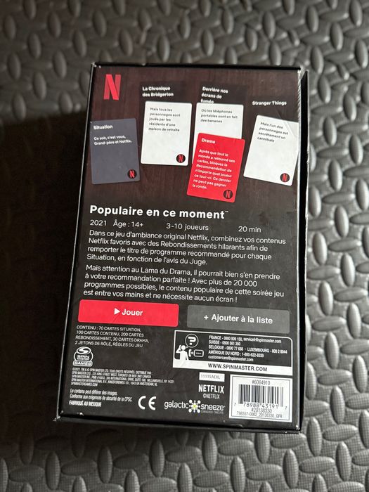 Настолна игра “Netflix - Trending now” френско изднаие / игра с карти