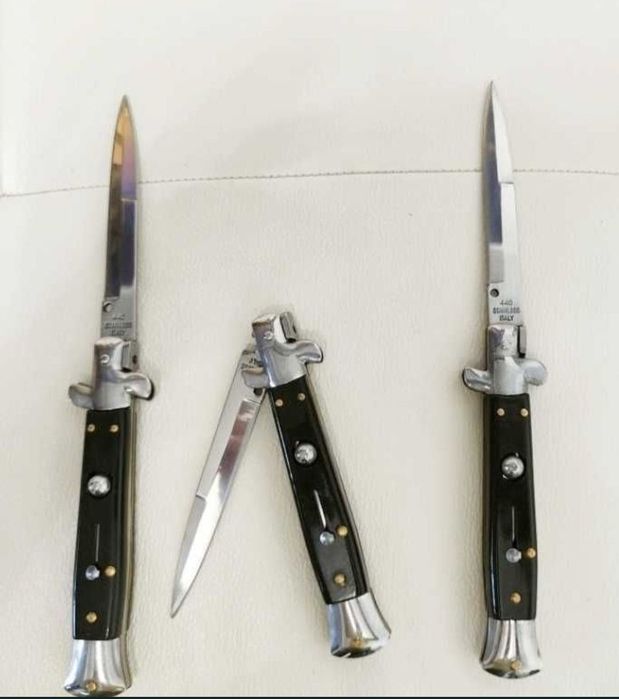Stileto Cutit Italian 24cm, negru