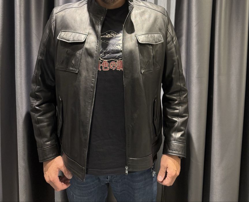 Кожено яке модел  Hugo Boss