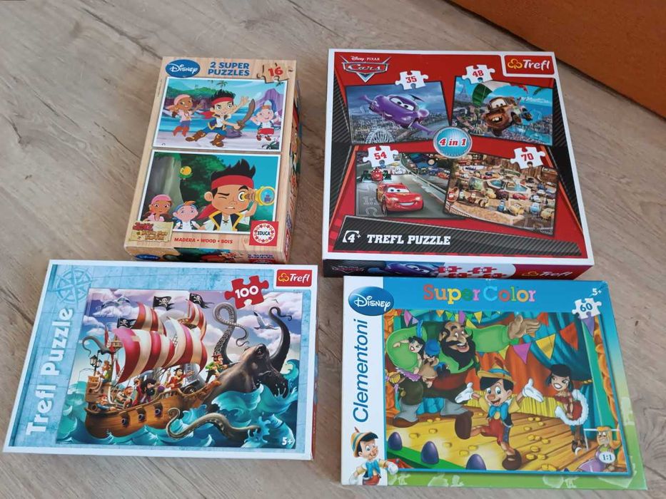 Сет от 4 пъзела Маккуин,Джейк, Пинокио. В оригинални опаковки