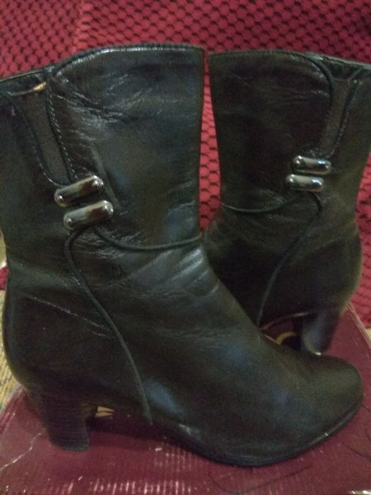 Сапоги кожанные