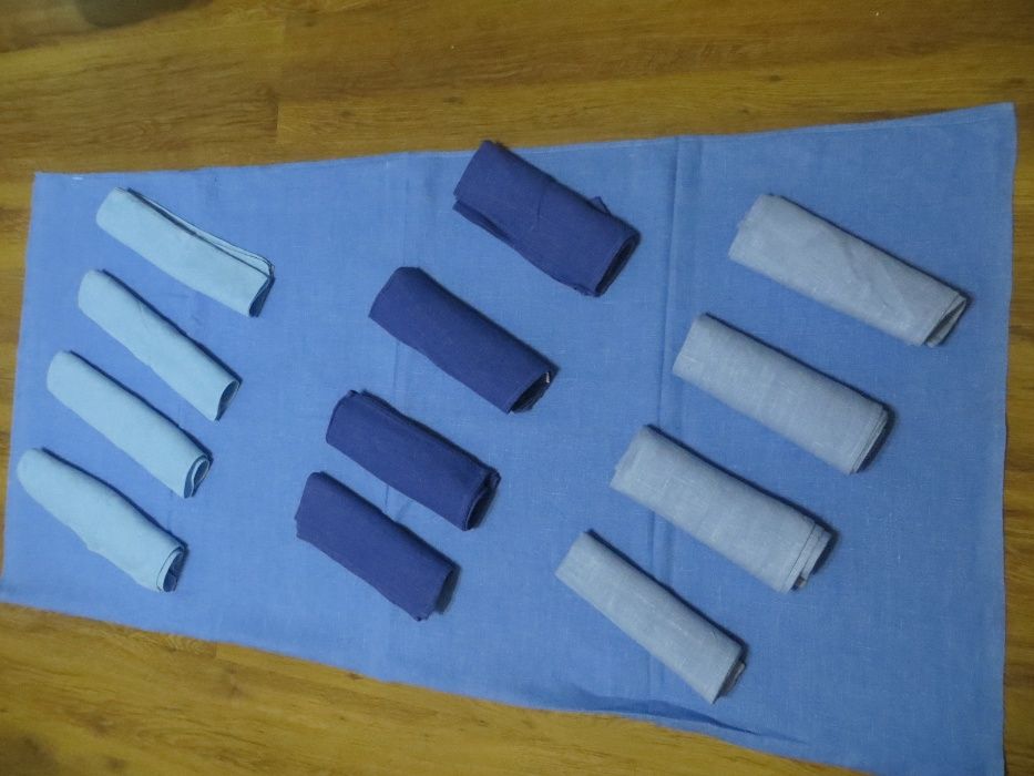 Покривки и салфетки от лен за декорация на маса