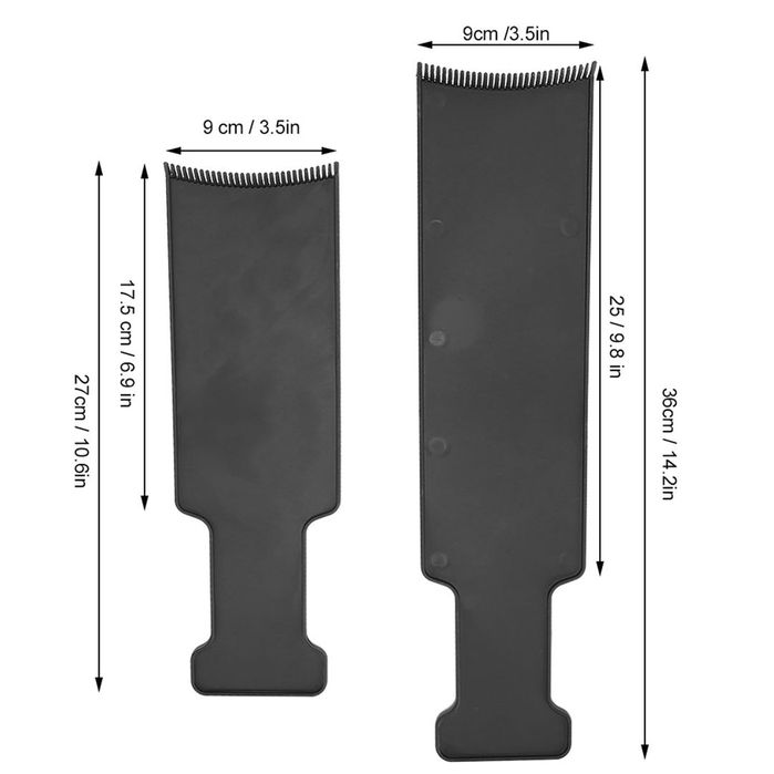Set 2 palete pentru balayage cu dinți,pentru vopsirea părului