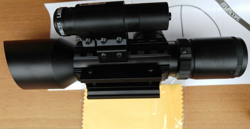 Оптика с лазерен прицел /модел M9 3-10x42/