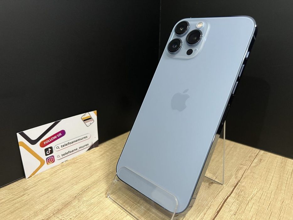 iPhone 13 Pro Max 512Gb Sierra Blue Second-Hand Bun 3 ani garanție, Te