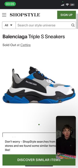 Balenciaga Triple S PRET negociabil accept schimb uri