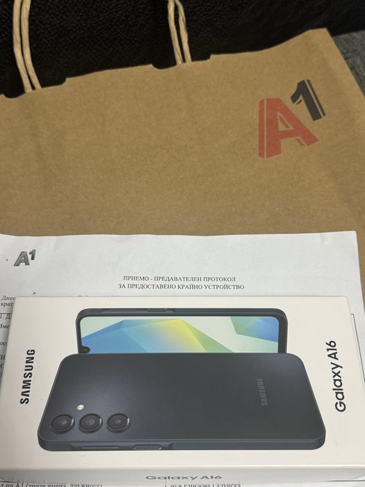 ЗАПЕЧАТАН 128GB Samsung A16 5G Гаранция от A1 - 2028 Black | Черен