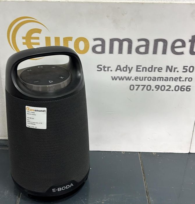 Boxa portabila E-BODA The Vibe 450 Pro, Bluetooth, negru -A-