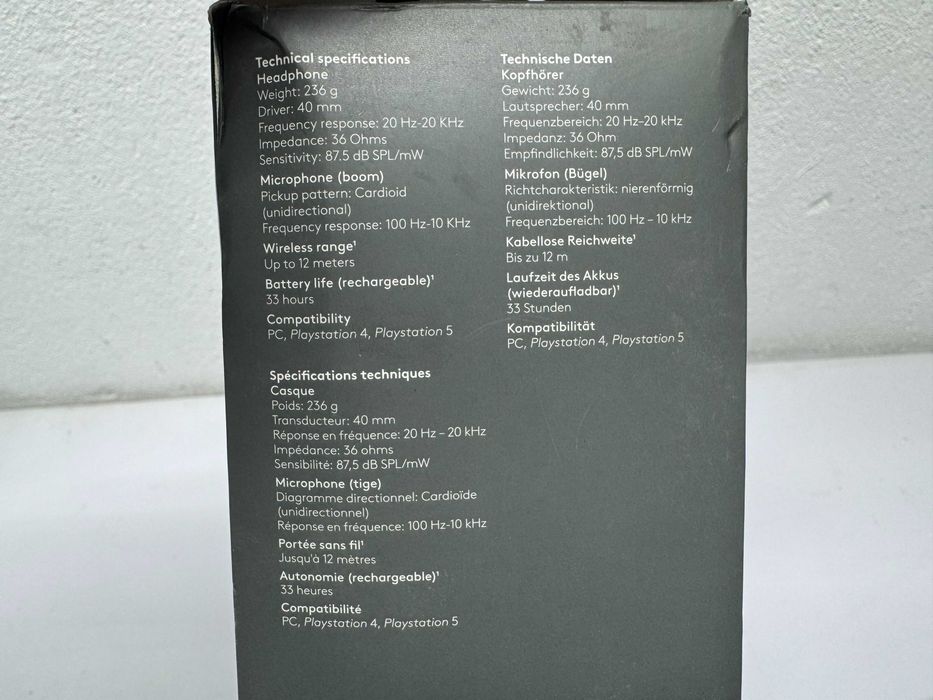 Слушалки безжични геймърски - Logitech Lightspeed G535