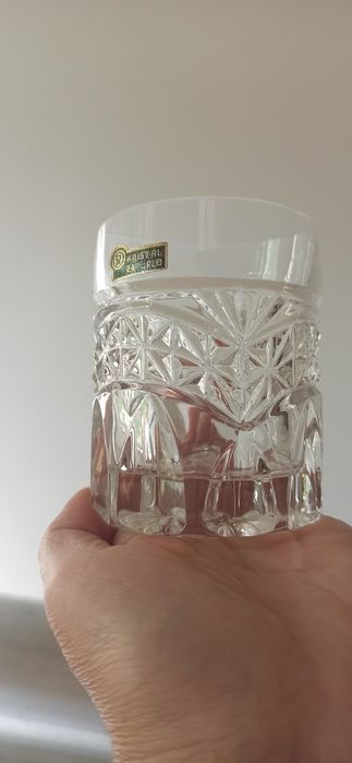 Кристални,масивни чаши