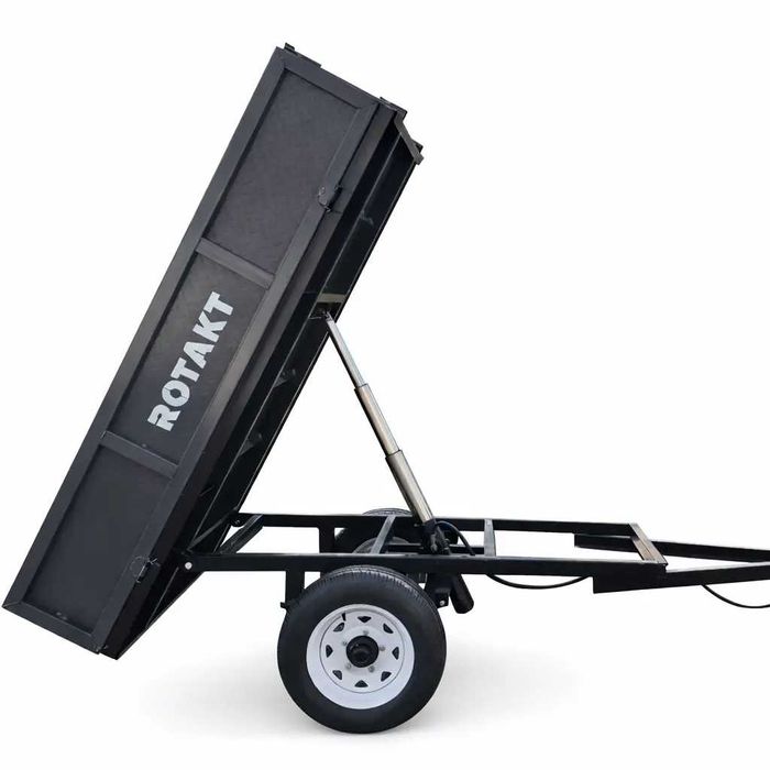 Remorca agricola Rotakt 1T pentru tractor cu basculare hidraulica