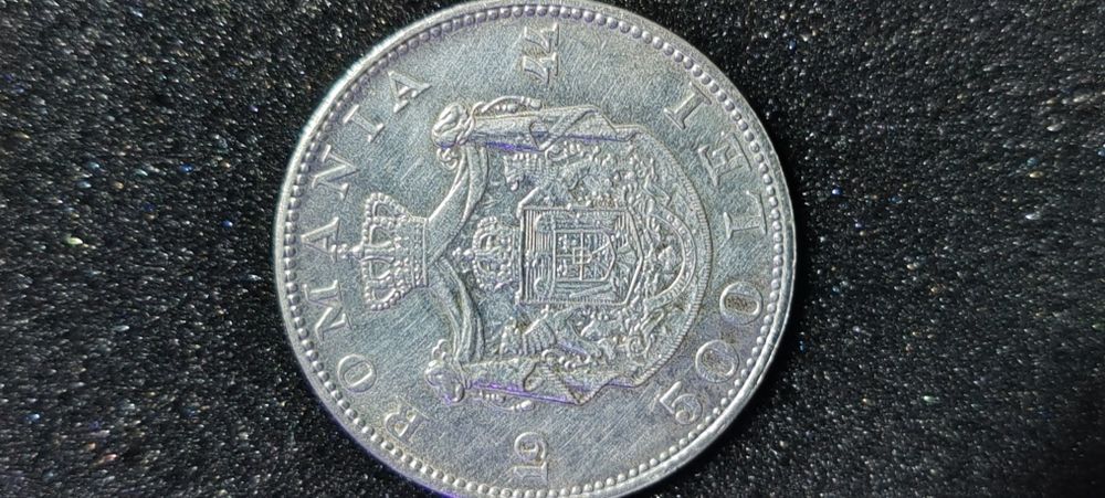 2 monede argint România 500 Lei 1944 – calitate excelentă