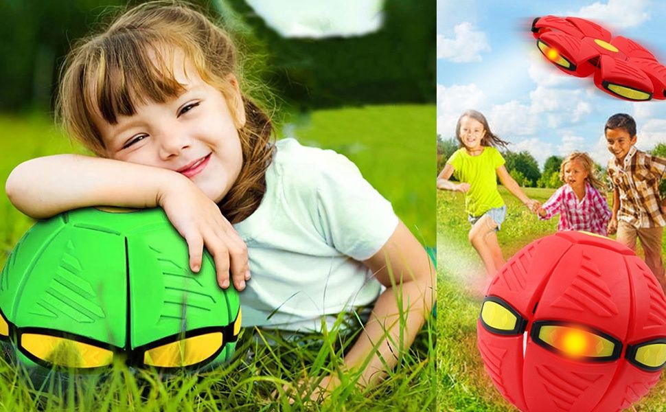 Портативная творческая волшебная летающая Мяч Светодиодной подсветкой