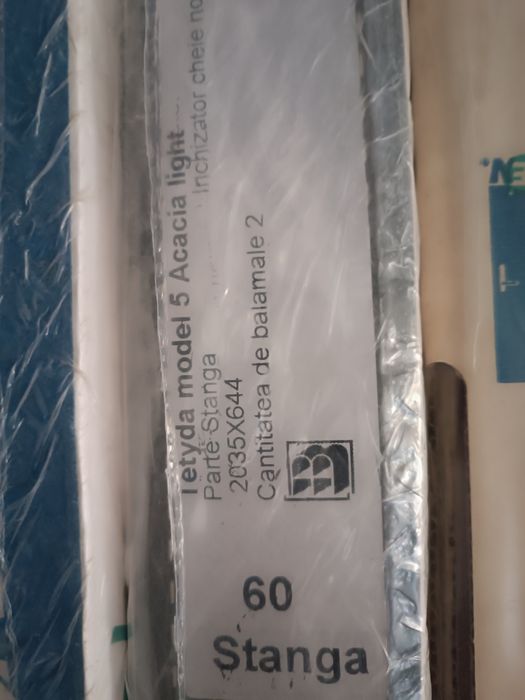 Vând foi de ușă fără toc de 64 cm pentru gol de 70