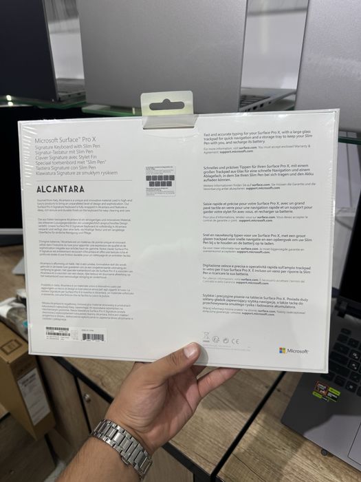 Keyboard Microsoft Surface PRO Slim Pen 2 AI   Клавиатура ALCANTARA