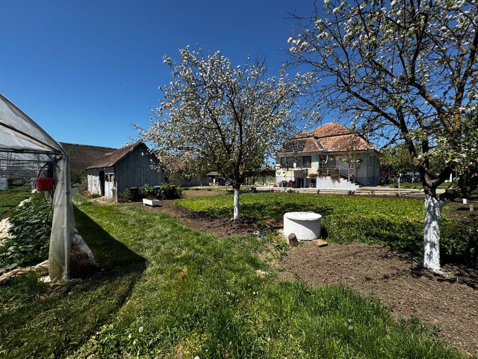 De vanzare in Tritenii-Hotar  Casa 161 mp + Teren 26,70 ar