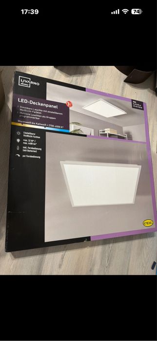 Plafoniera led camera