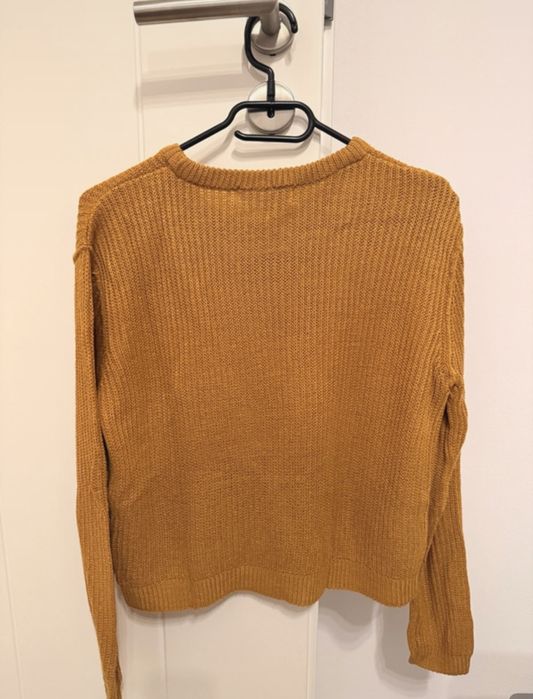 Pulover Pull&Bear mustar marimea S