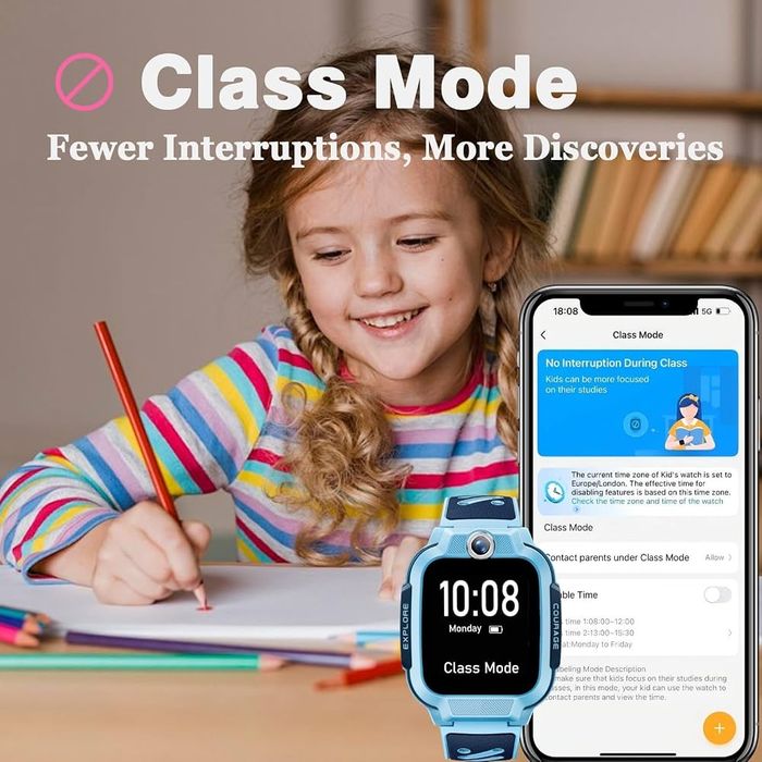 Смарт часовник, Immo, Watch Phone Z3, 4G LTE, водоустойчив IPX8