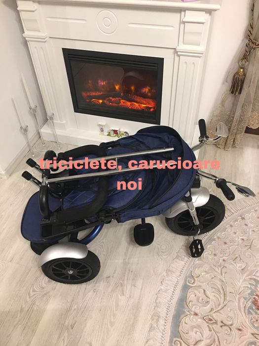 Triciclete noi moto cu pozitie somn, scaun rotativ ,muzica