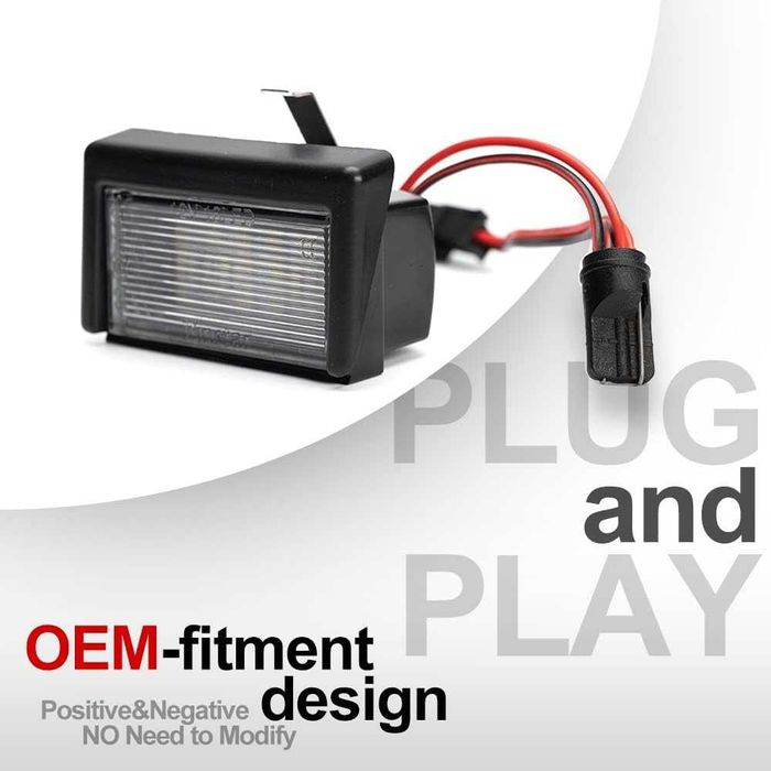 LED плафони регистрационен номер за Mercedes ML W164 X164 GL