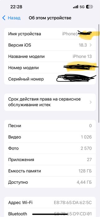 Aйфон 13 89/128.