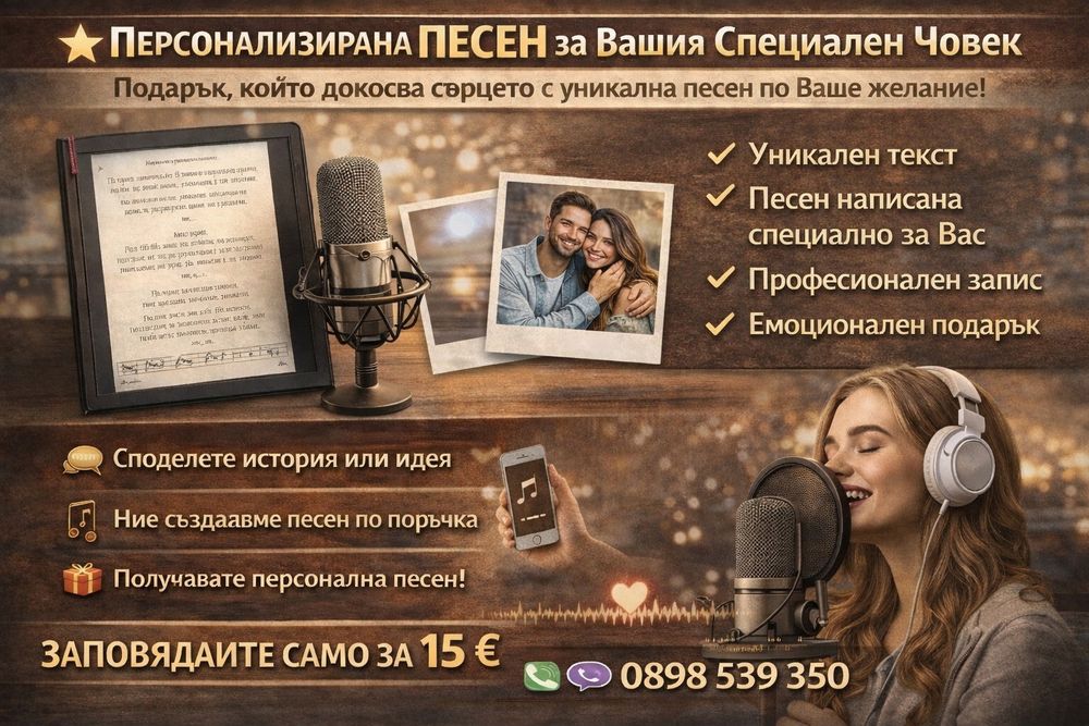 Подари  песен за всеки повод! ...15 €