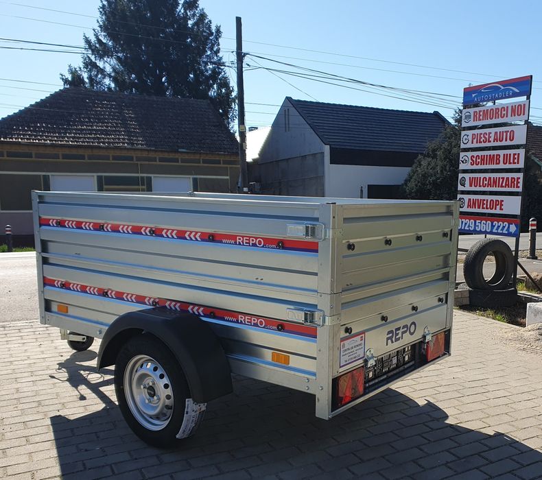 Remorca Repo RRS 750kg cu obloane duble