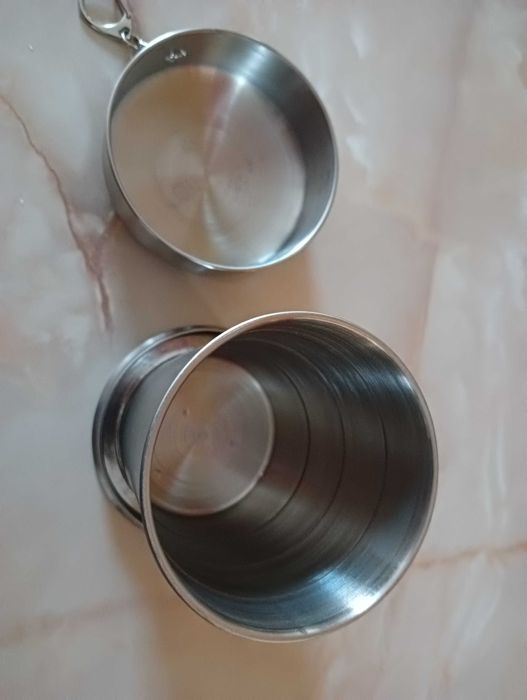 Cana metalica pliabila pentru drumetii, Noua - Brasov