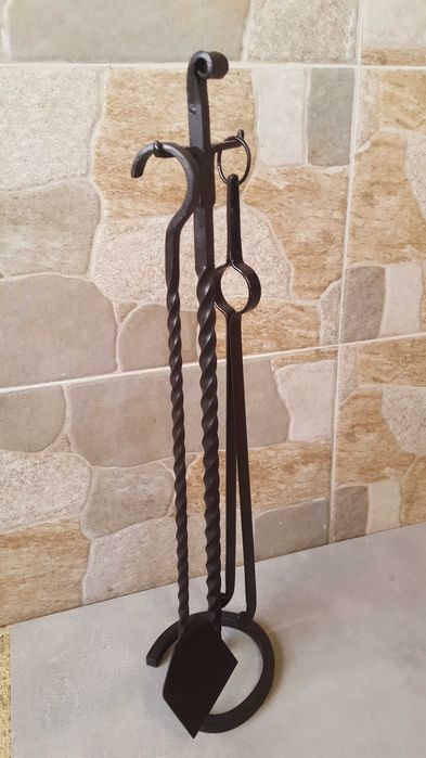 Комплект ковани прибори за камина