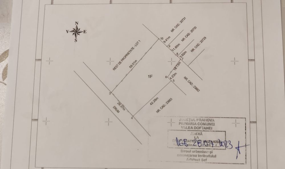 Vand teren Valea Doftanei 1644 mp