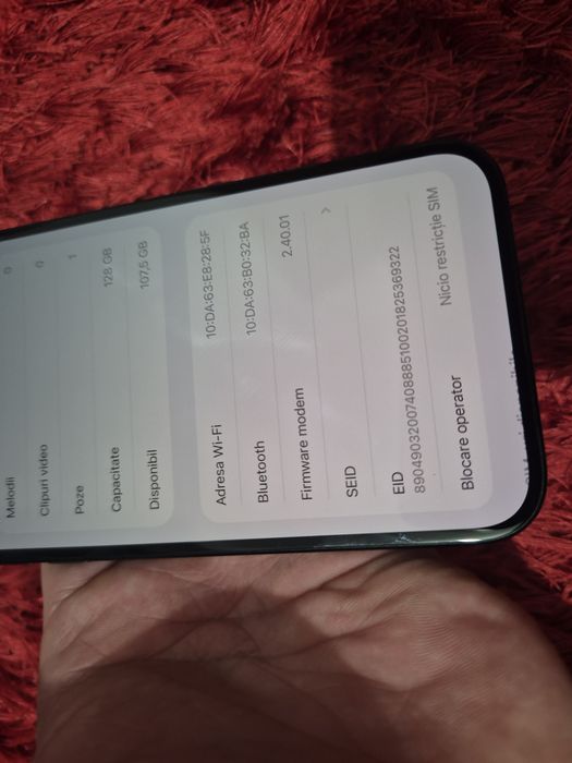 -Iphone 16Plus, E-Sim, 128Gb, 8Ram, Black Titanium, bat-100%-191 ciclu