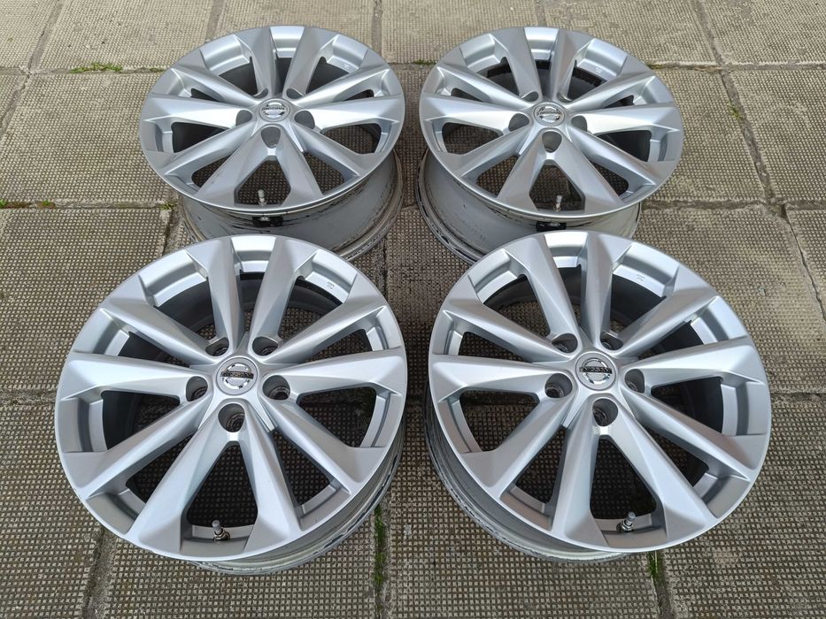 ОРИГИНАЛНИ джанти 17 '  цола 5x114,3 НИСАН Кашкай / NISSAN QASHQAI J10 J11 7J ET40 + ДАТЧИЦИ