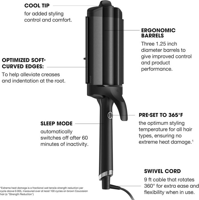 Ретро преса GHD wave triple barrel waver.