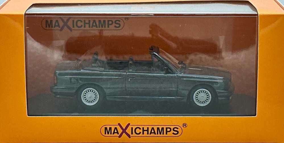 1988 BMW M3 Cabriolet (E30) Black 1:43 Maxichamps/Minichamps