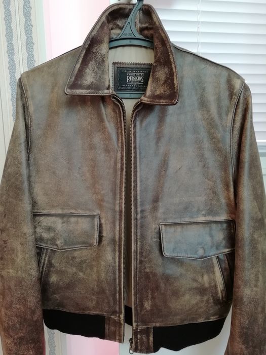 Куртка пилотка кожа