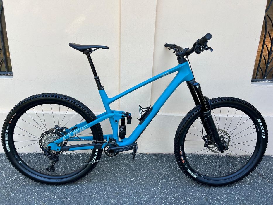 Bicicleta MTB CUBE STEREO One55 29" carbon XL 1x12 Shimano Deore XT furca FOX 36