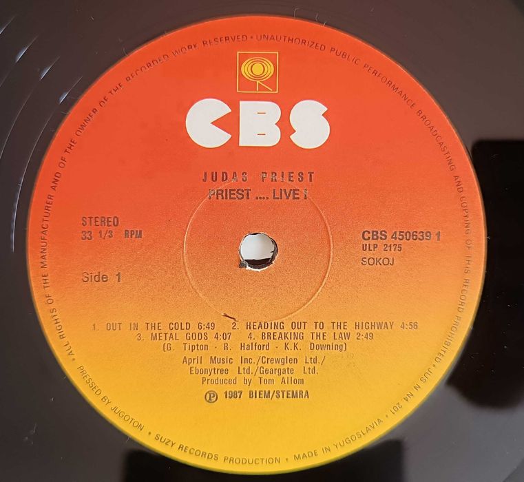 Грамофонна плоча PRIEST...LIVE!